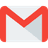 Red and white envelope icon representing email